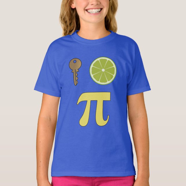 3.14 Wichtiger Limoner Pie Pi Pun Funny Math Joke  T-Shirt (Vorderseite)