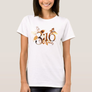 3:16 Unterzeichnungs-Damen T T-Shirt