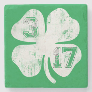 3/17 St. Patricks Day Shamrock Steinuntersetzer