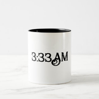 3:33 AM coffee mug spiritual meaning Angel number Zweifarbige Tasse
