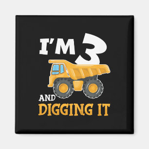 3. 3. Geburtstagskinder 3 Jahre Ol Magnet
