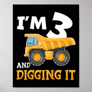 3. 3. Geburtstagskinder 3 Jahre Ol Poster