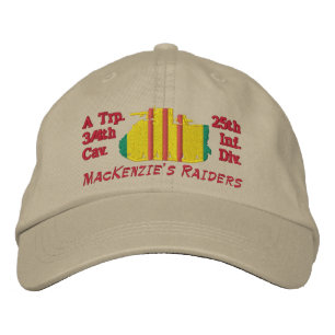 3/4. 25. Div M113 bestickter Track-Hut Bestickte Kappe