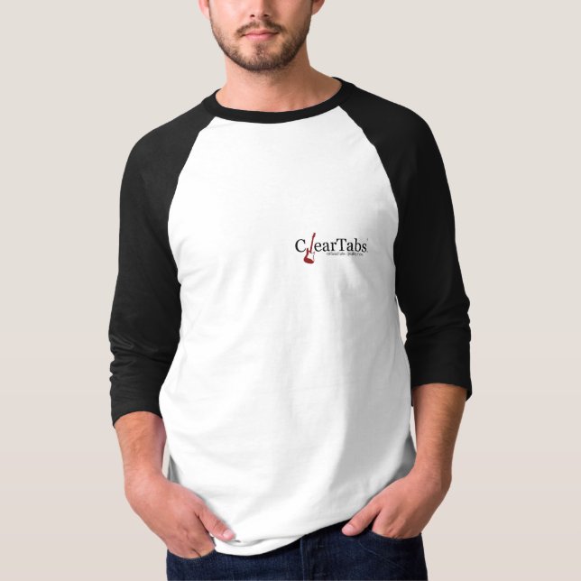 3/4 Raglan ClearTabs Männer die Hülse T-Shirt (Vorderseite)