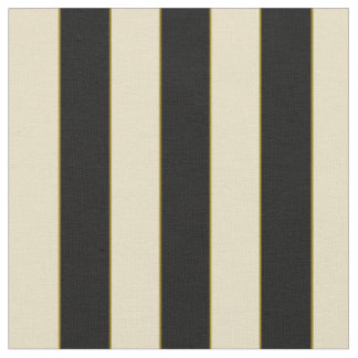 3/4" Schwarz-weißer Streifen mit Olivengehalt Stoff