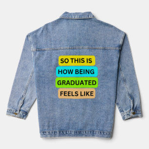 3/4 Sieb Raglan weiß und schwarz SO_THIS_ Jeansjacke