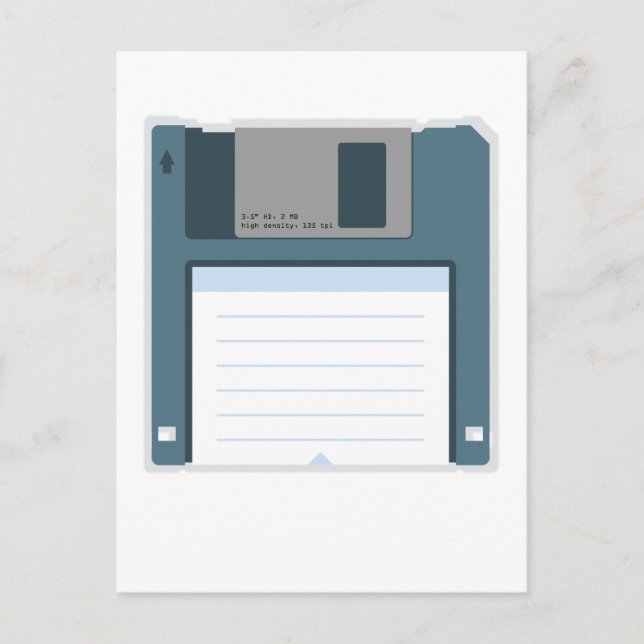 3.5 Diskette Postkarte (vor der Diskette) (Vorderseite)