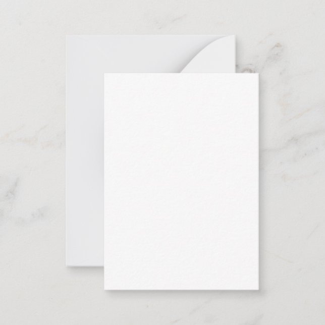 3,5" x 2,5" Note Card & Umschlag Mitteilungskarte (Vorderseite)