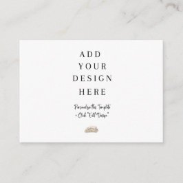 3,5" x 2,5" Verschlusskarten Begleitkarte