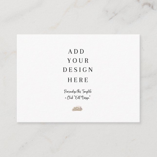 3,5" x 2,5" Verschlusskarten Begleitkarte (Vorderseite)