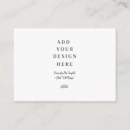 3,5" x 2,5" Verschlusskarten Begleitkarte