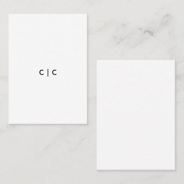 3,5" x 2,5" Visitenkarte (Vorne/Hinten)
