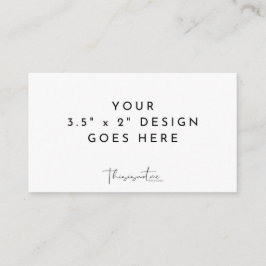 3,5 x 2" Template-Flat Platzkarte