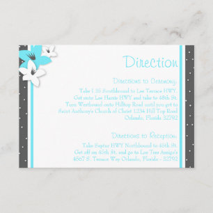 3.5 x 5 Direktion Karte Blauer Teatro Sociale Bell