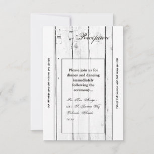 3,5 x 7 Carte de réception Mason Jar Chaîne Lumièr