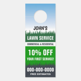 3,5" x 8,5" Doppelseitiger Rasen Türöffnung Türanhänger