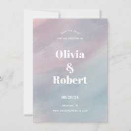 3,5 Zoll x 5 Zoll Save the Date flache Karte