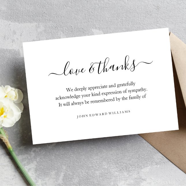 3,5x5 Merci funéraire de deuil (Créateur téléchargé)