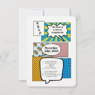 3.5x5 R.S.V.P. RSVP Karte