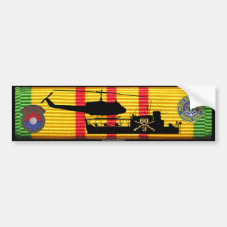 3/60th Inf ATC (H) u. UH1 auf VSM Band Autoaufkleber
