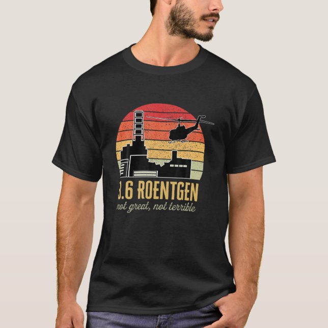 3. 6 Roentgen nicht groß, nicht schrecklich Appare T-Shirt (Vorderseite)