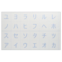 3,75" Katakana Baby Blocks Faces Blue Segaiha