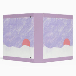 3,81 Cm Classeur avec Sunset Design