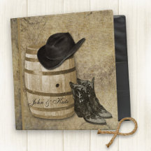 Classeur Mariage de l'Ouest du baril et des bottes