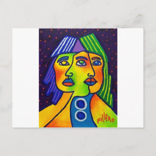 3 Angegangen von Piliero Postkarte