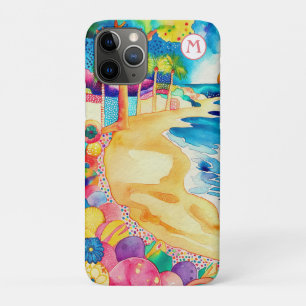 *~* 3 Aquarellsee Strand Umbrella Sand Case-Mate iPhone Hülle