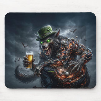 3 Arm Irischer Werwolf Mousepad