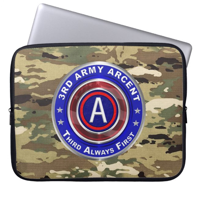3. Armee ARCENT  Laptopschutzhülle (Vorderseite)