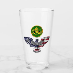 3. Armored Cavalry Regiment Eagle Glass Tumbler