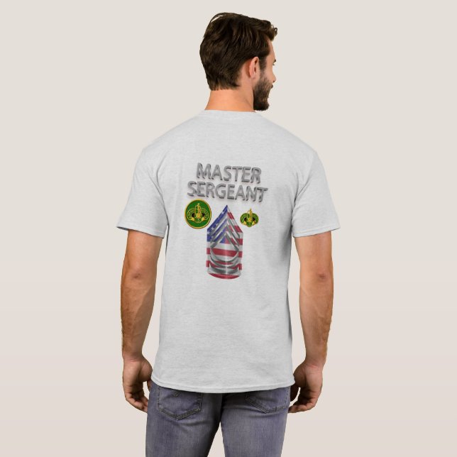 3. Armored Cavalry Regiment Master Sergeant T-Shirt (Schwarz voll)