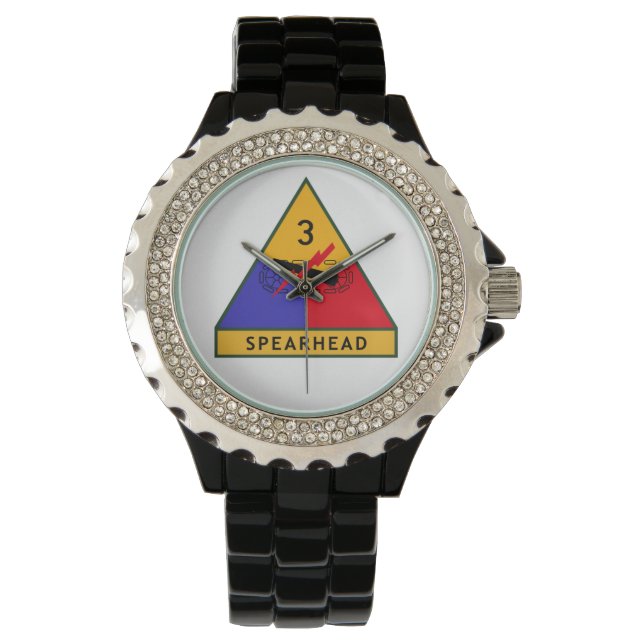 3. Armored Division Watch Armbanduhr (Vorderseite)