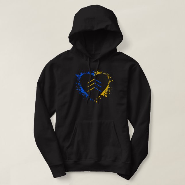 3 Arrows Down Syndrome Awareness  Hoodie (Design vorne)