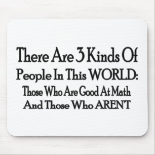 3 Arten Leute Mousepad
