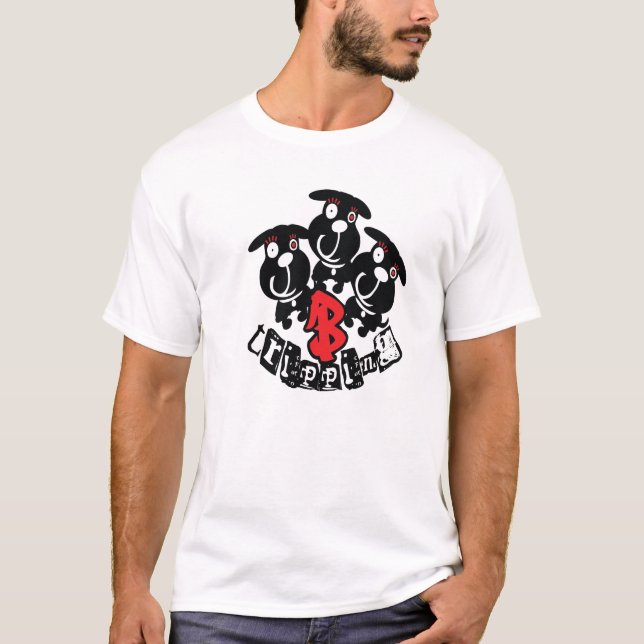 3 b-----s ist stolpernd T-Shirt (Vorderseite)