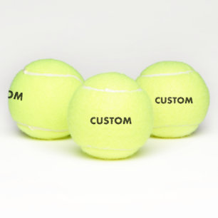 3 Balles de Tennis Personnalisées Modèle Vierge