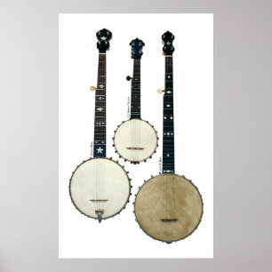 3 Banjo-Plakat Poster
