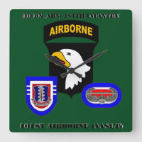 3. BATTALION 187. INFANTRY 101. IM FLUGZEUG KLOCK