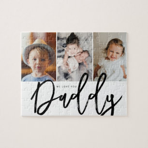 3 benutzerdefinierte Fotos Wir lieben dich Papa Pu