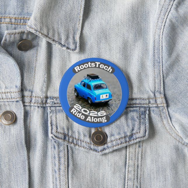 3" Benutzerdefinierter Button für RootsTech 2026 R (Beispiel)