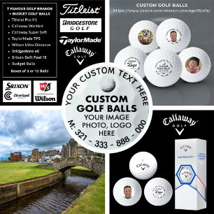 3 Benutzerdefiniertes Foto-Logo ruft Supersoft-Gol Golfball