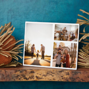 3 Benutzerdefiniertes FotoCollage Personalisiert Fotoplatte