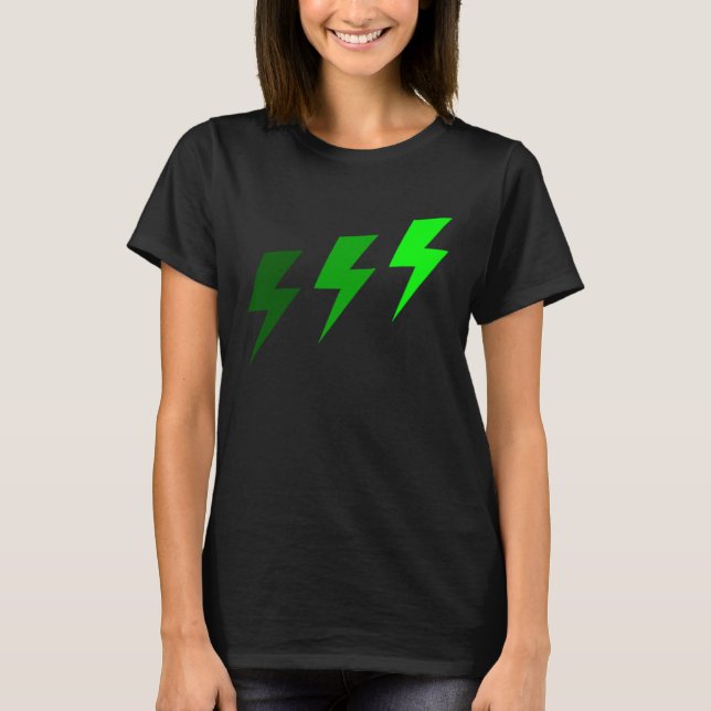 3 Blitzgrün T-Shirt (Vorderseite)