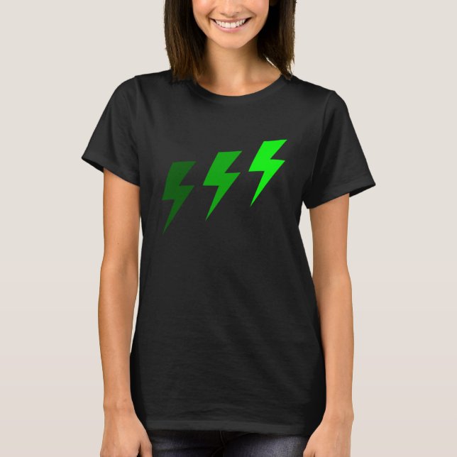 3 Blitzgrün T-Shirt (Vorderseite)