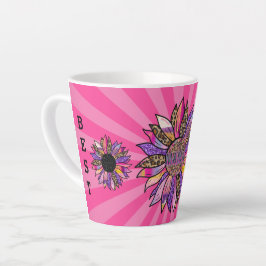 3 Blume Glitzer Mama anpassen Milchtasse