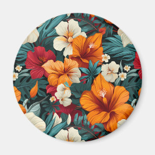 #3 Blumenmuster Magnet
