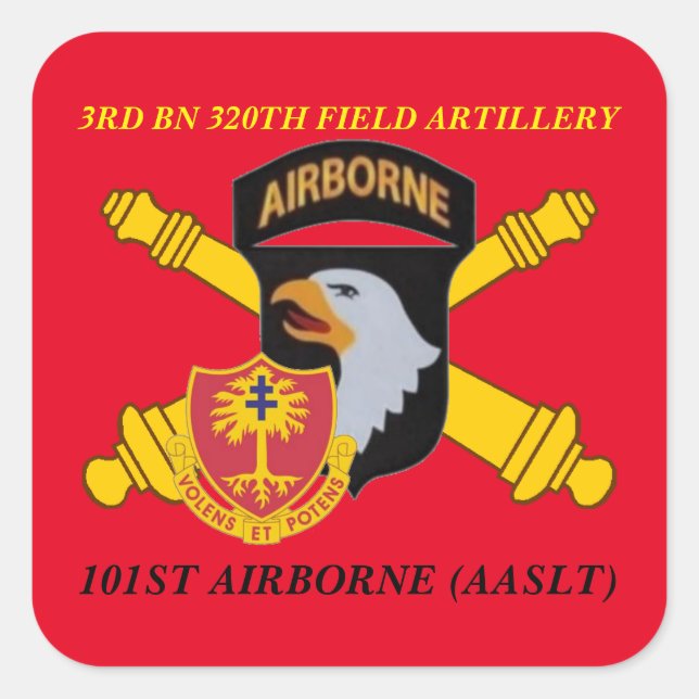 3. BN 320. FELDKÜNSTLER 101. ABN STICKERS (Vorderseite)